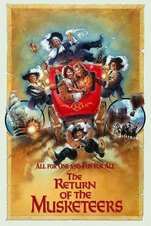 Grootschalige poster van The Return of the Musketeers