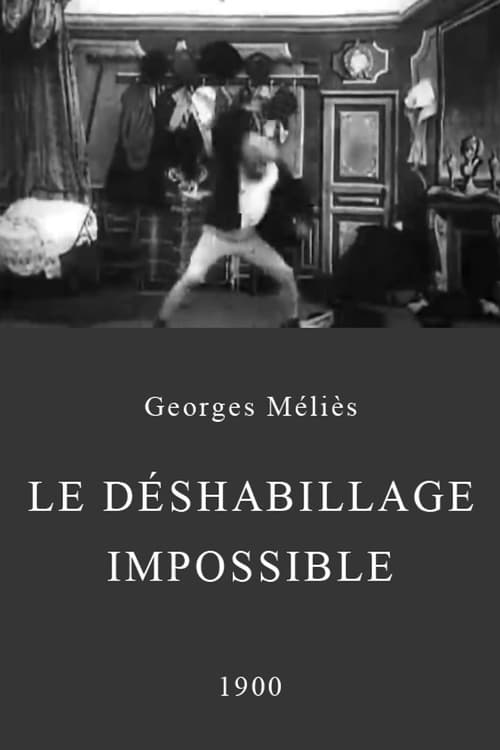 Poster Le déshabillage impossible 1900