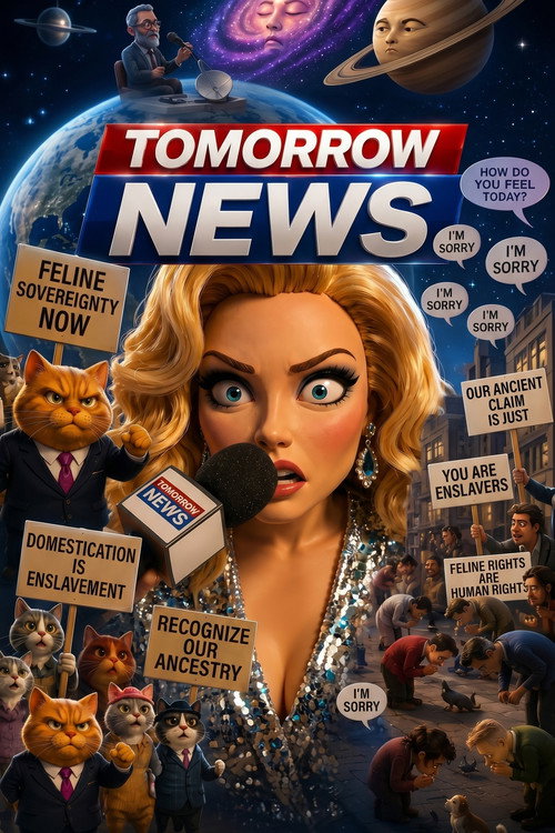 Tomorrow News official trailer poster