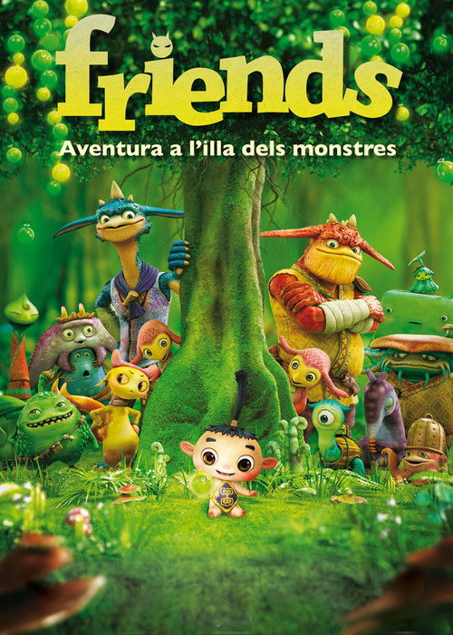 Cartell de Friends: Aventura a l'illa dels monstres