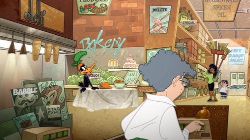Escena del episodio 11 de la temporada 1 de la serie The Looney Tunes Show