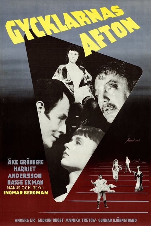Gycklarnas afton (1953) poster