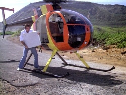 Escena del episodio 21 de la temporada 3 de la serie Magnum
