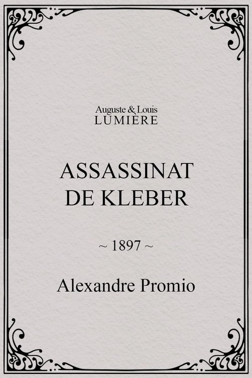 Assassinat de Kleber Movie Poster Image