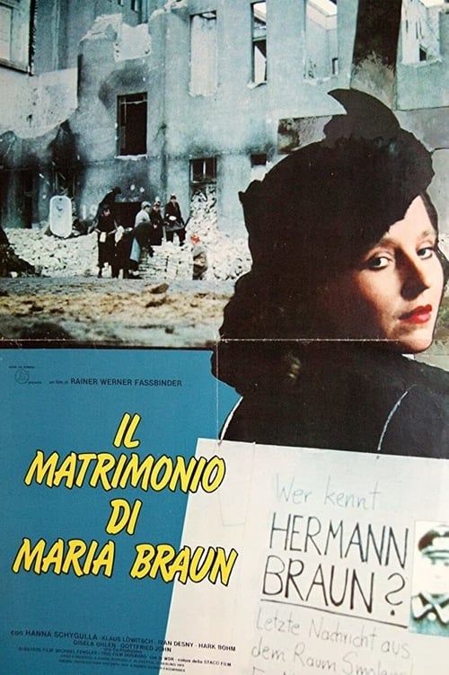 The Marriage of Maria Braun poster