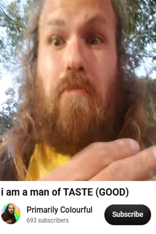 i am a man of TASTE official trailer poster