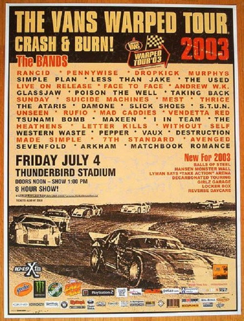 Warped Tour 2003 (2004) poster