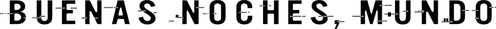 Boa Noite, Mundo - Logo 6