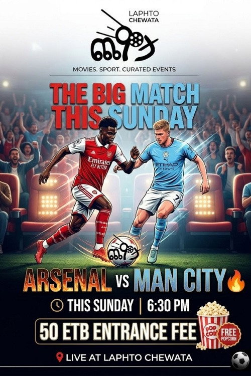 Arsenal Vs Man City poster