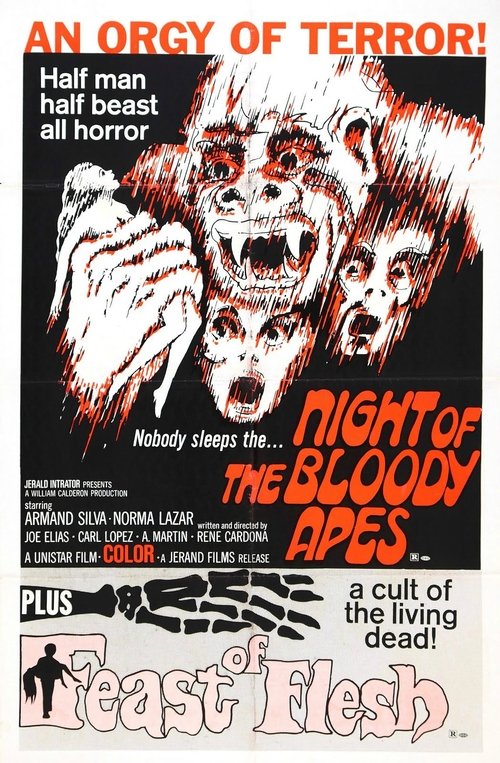 Night of the Bloody Apes poster
