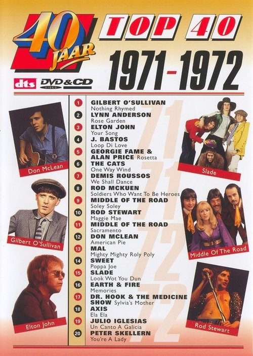 40 Jaar Top 40 71-72 movie poster player