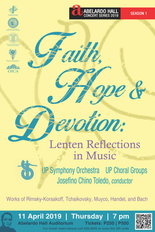 UP’s Faith, Hope & Devotion (Lenten Reflections In Music) (2019)