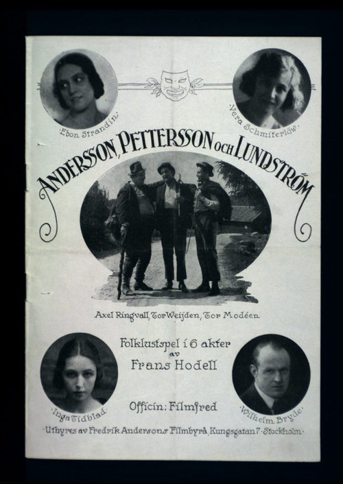 Andersson, Pettersson och Lundström movie poster player