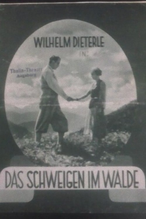 Poster Das Schweigen im Walde 1929