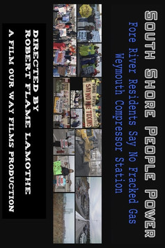 South Shore People Power, Fore River Residents Say NO Fracked Gas Weymouth Compressor Station poster