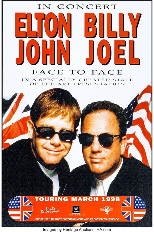 Elton John And Billy Joel Face To Face movie poster player