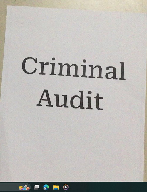 Criminal Audit