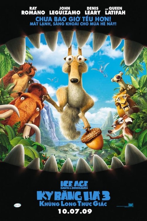Poster Kỷ Băng Hà: Khủng Long Thức Giấc