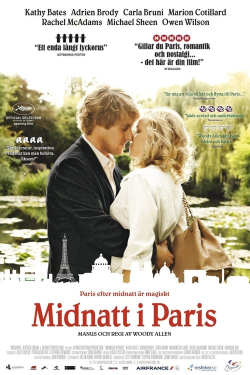 Midnatt i Paris movie poster player