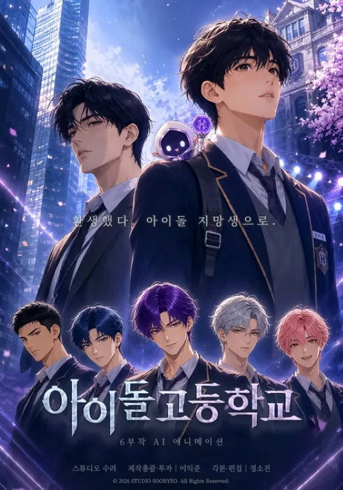 아이돌 고등학교 포스터