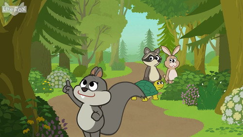 The Big Green Forest Backdrop Blur