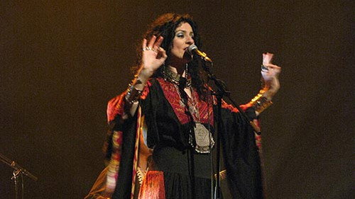 Rim Banna: The voice of Palestine Backdrop Blur