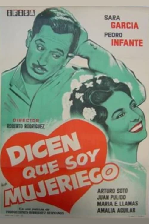 Poster Dicen que soy mujeriego 1949