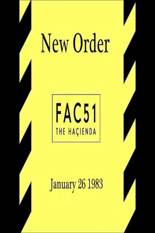 Poster de New Order: Live  Hacienda, Manchester 1983