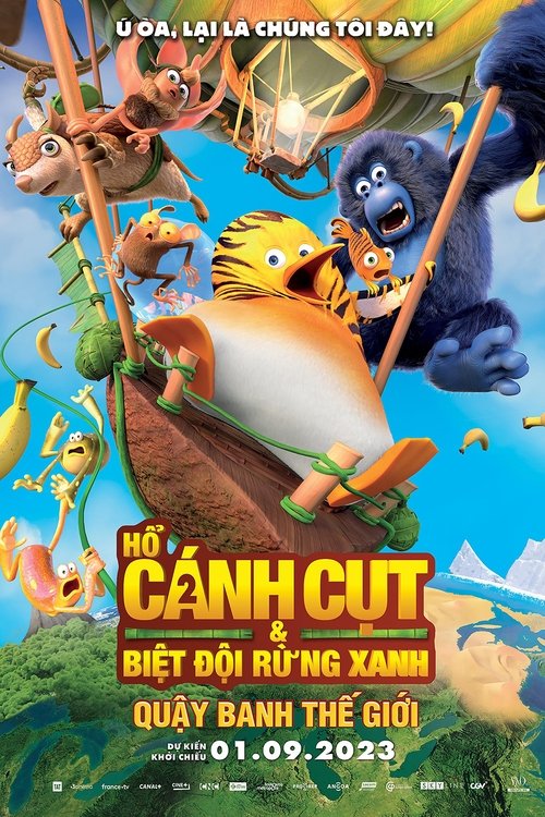 Poster Hổ Cánh Cụt & Biệt Đội Rừng Xanh 2: Quậy Banh Thế Giới