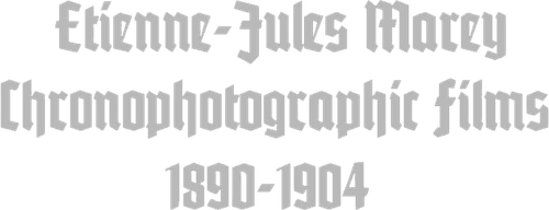 Etienne-Jules Marey: Chronophotographic Films 1890-1904