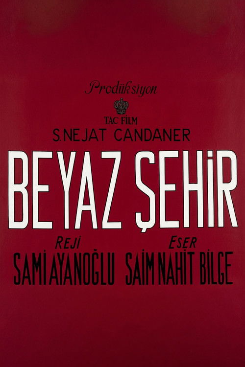 Affiche du film Beyaz Şehir