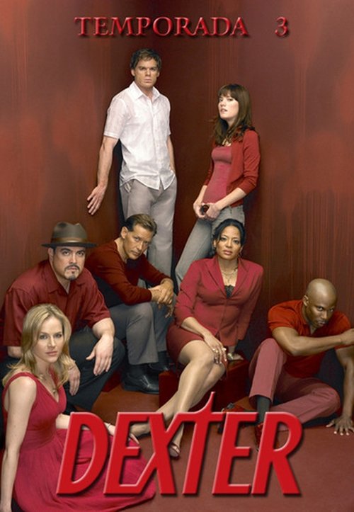 Poster de la Temporada 3 en la serie Dexter