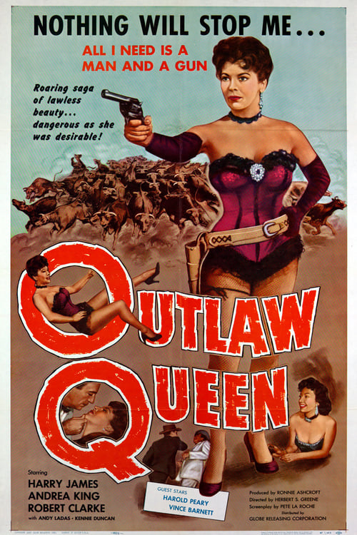 Poster Outlaw Queen 1957