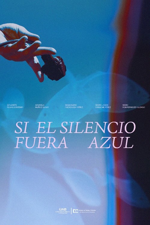 Si el silencio fuera azul poster
