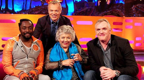 will.i.am, Greg Davies, Miriam Margolyes, Adam Lambert