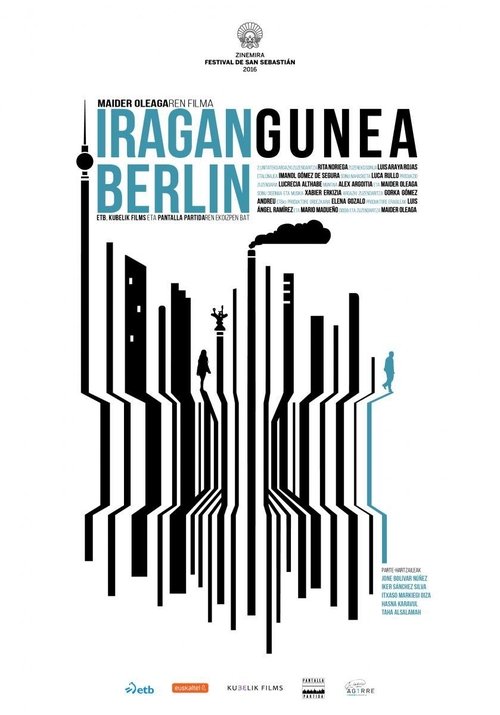 'Iragan gunea Berlin' follows five people from different origins as they move anonymously around the streets of Berlin. Each of them with another life somewhere else, trying to ascertain where to go.