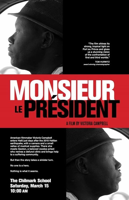 Monsieur le Président movie poster player
