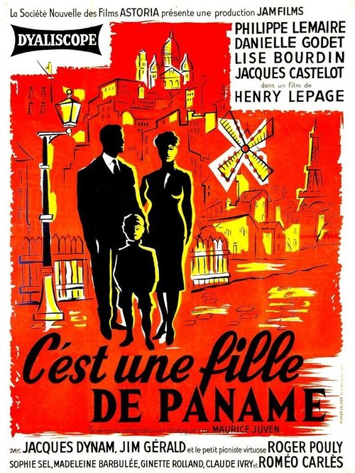 C'est une fille de Paname movie poster player