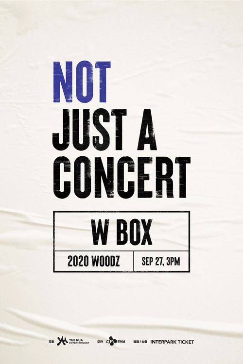 2020 WOODZ : NOT JUST A CONCERT – W BOX 포스터