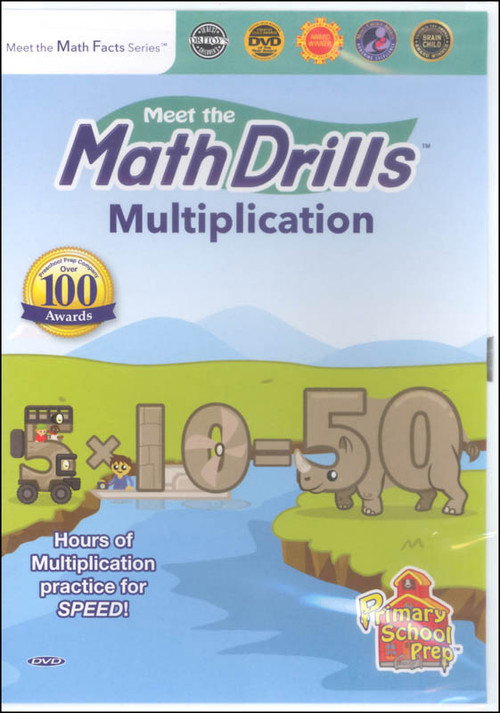 Meet the Math Drills - Multiplication poster