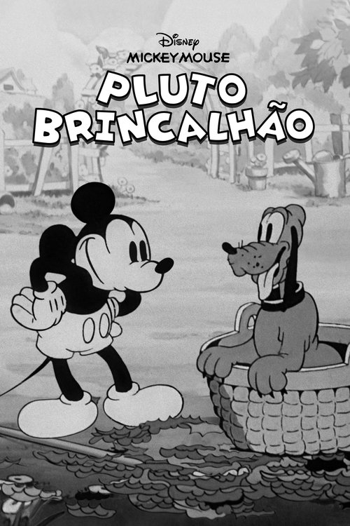 Pôster de Pluto Brincalhão