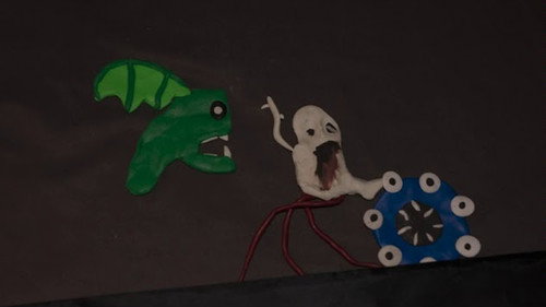 monster Backdrop Blur