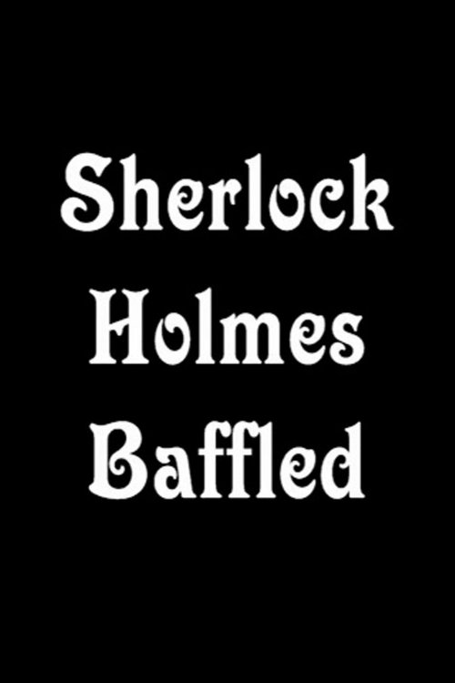 Sherlock Holmes Baffled movie poster player