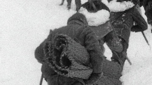 The Italian War at 3000m up the Adamello Backdrop Blur