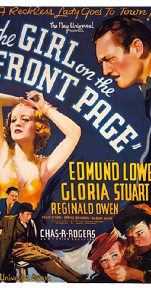 The Girl on the Front Page movie poster player