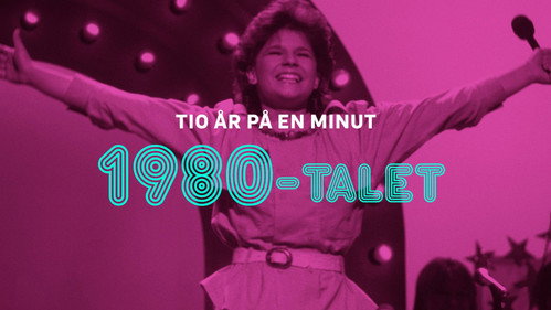 Tio år på en minut - 1980-talet Backdrop Blur