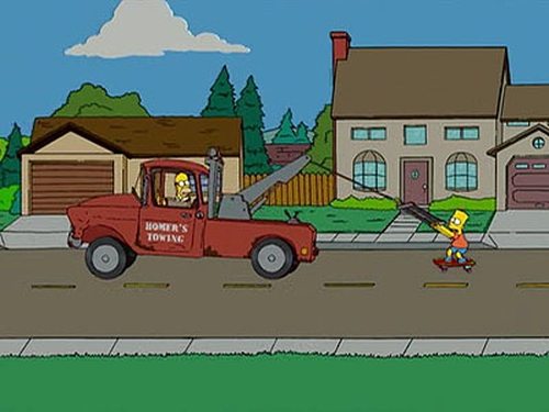Escena del episodio 3 de la temporada 19 de la serie Los Simpson