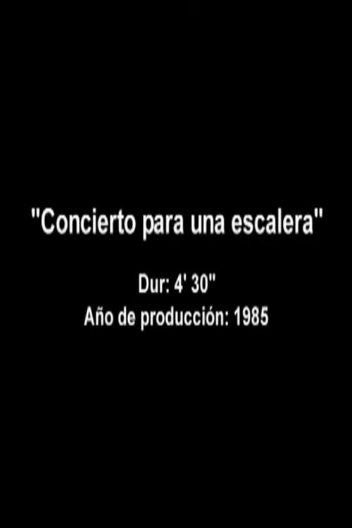 Concierto para una escalera (1985) poster