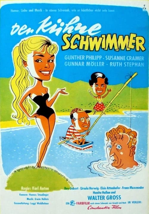 Der kühne Schwimmer (1957) poster