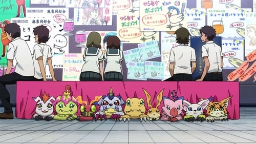 Poster della serie Digimon Adventure Tri.